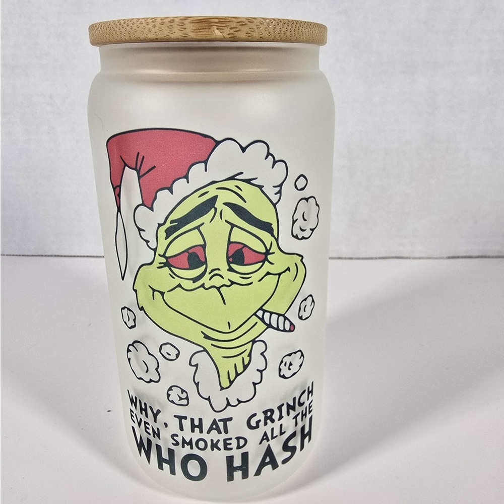 Funny Grinch Tumbler Who Hash